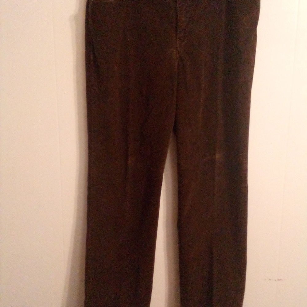 Dark Brown Size 14 Corduroy Jeans by Gloria Vanderbilt